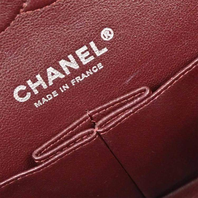 مملوكة مسبقًا Chanel Classic Double Flap Medium Black Calfskin Leather Shoulder Bag