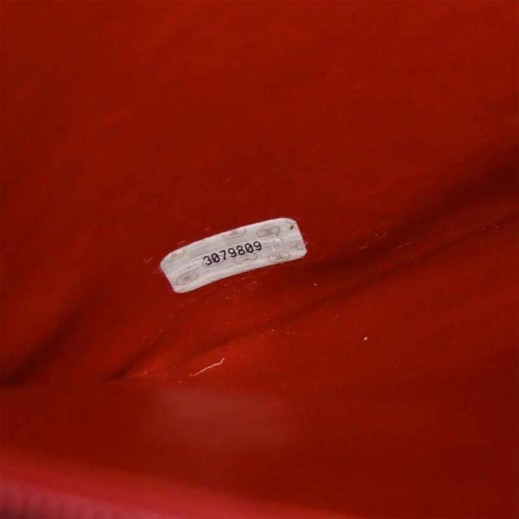 Pre Owned Chanel Triple CC Bordeaux Calfskin Leather Tote Bag