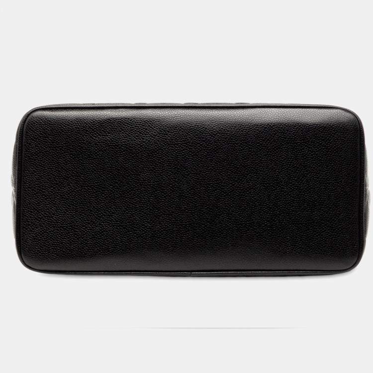 Pre Owned Chanel Black Caviar Medallion Tote