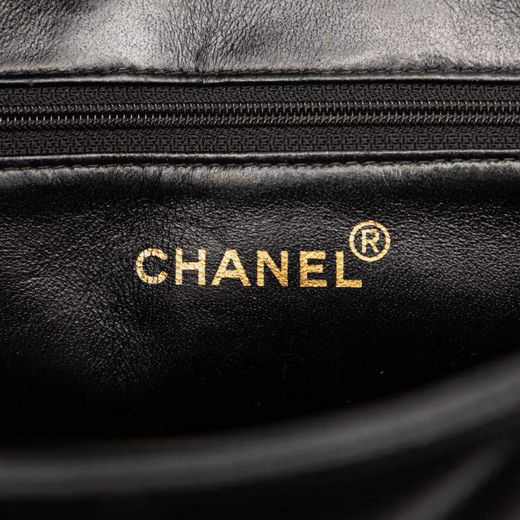 Pre Owned Chanel Black Caviar Medallion Tote
