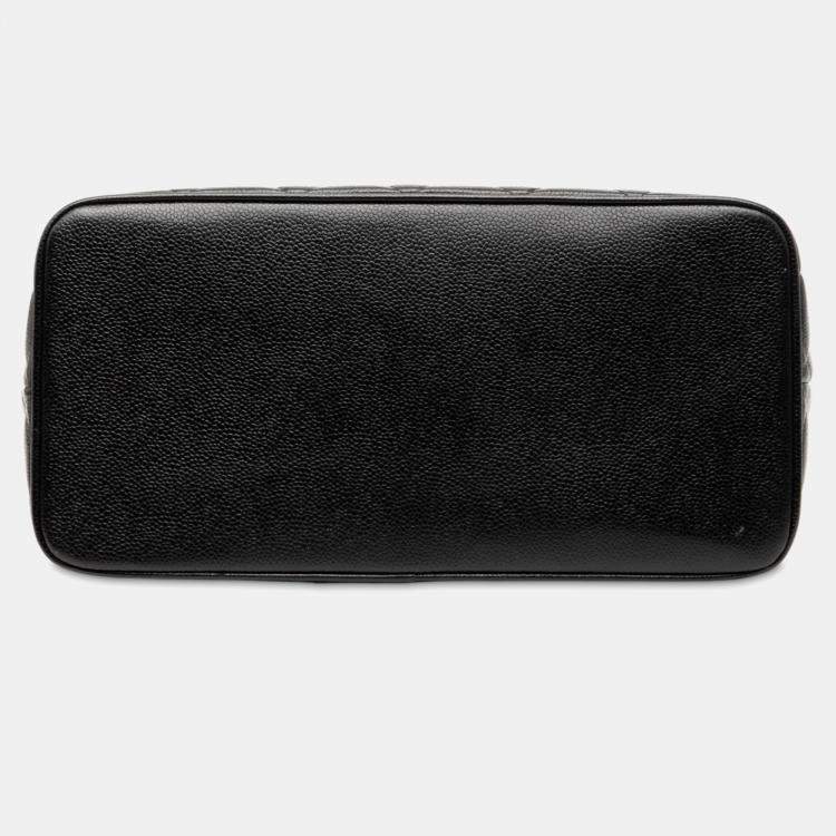 Pre Owned Chanel Black Caviar Medallion Tote