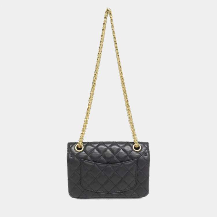 Pre Owned Chanel Reissue Studded Leather Shoulder Bag