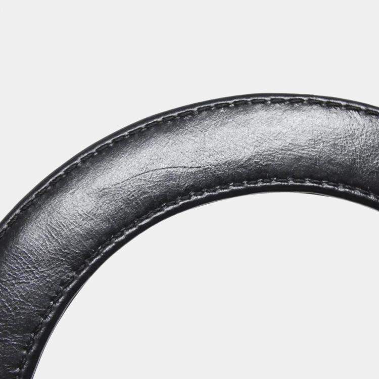 Pre Owned Chanel Black Leather Handbag