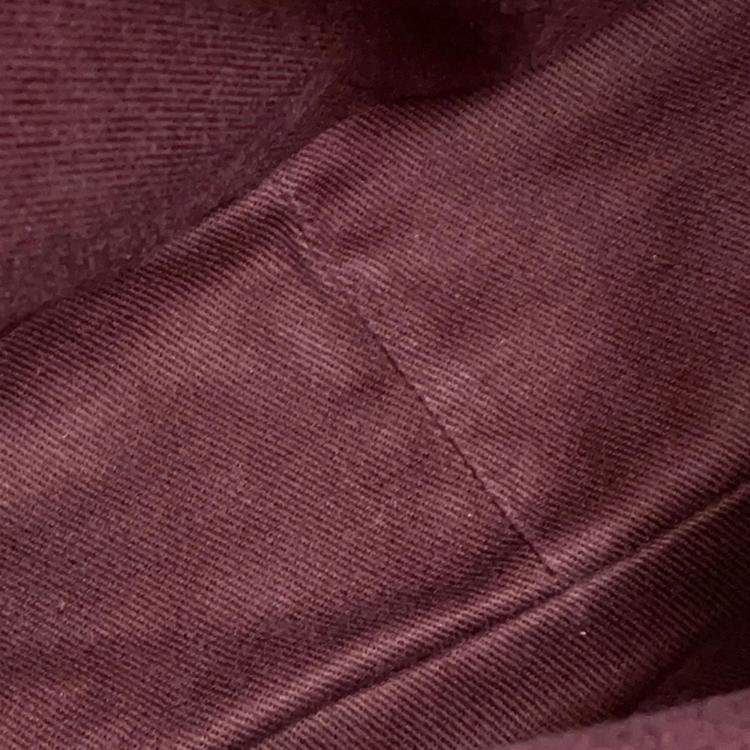 Pre Owned Chanel Coco Mark Embroidered Suede Shoulder Bag