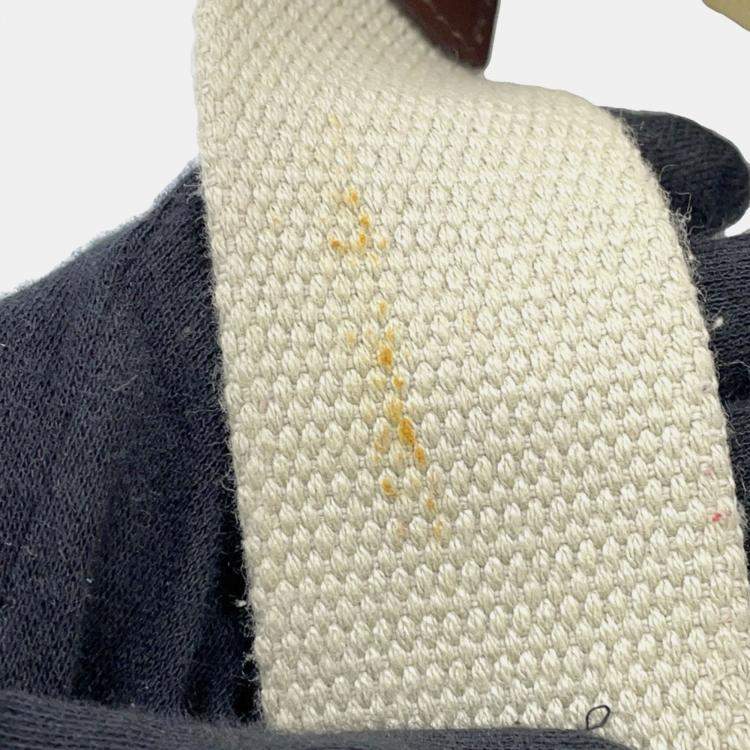 Pre Owned Chanel Coco Mark Embroidered Suede Shoulder Bag