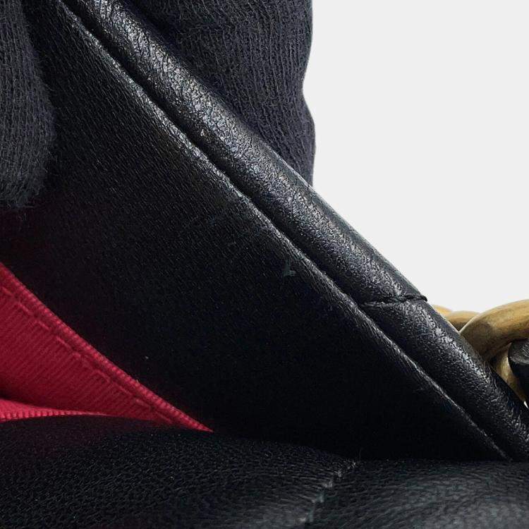 Pre Owned Chanel 19 Matelasse Lambskin Leather Shoulder Bag