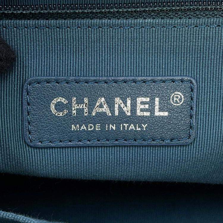 Pre Owned Chanel Deauville Small DenimTote Bag
