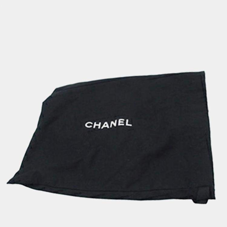 Pre Owned Chanel Black White Mini Square Quilted Tweed Houndstooth Straight Single Flap