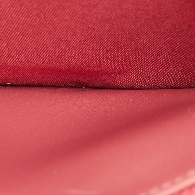 Pre Owned Chanel Trendy CC Pink Quilted Leather Wallet On Chain