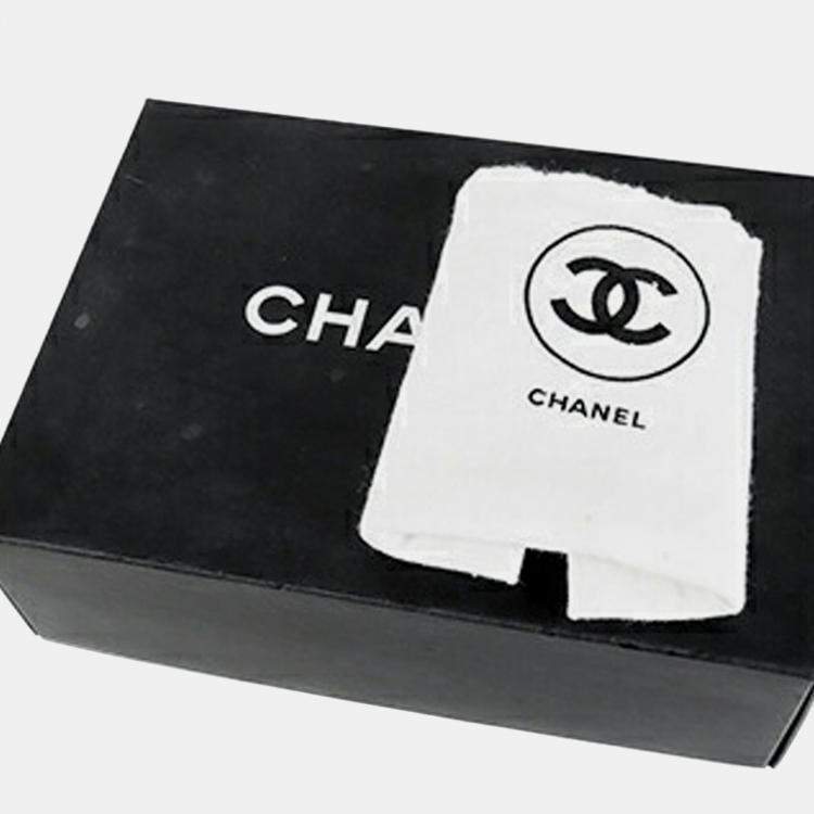 Pre Owned Chanel Black Small Classic Lambskin Double Flap