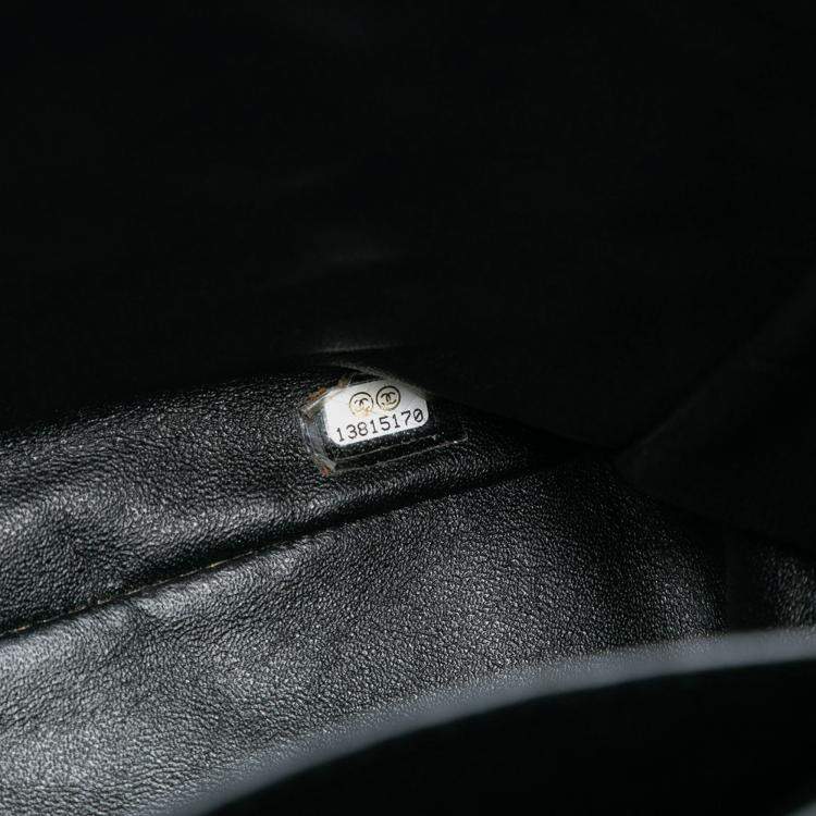 Pre Owned Chanel Black Maxi Classic Caviar Single Flap