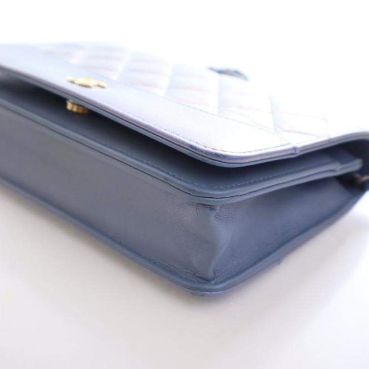 Pre Owned Chanel Calfskin Gabrielle Wallet On Chain (WOC)