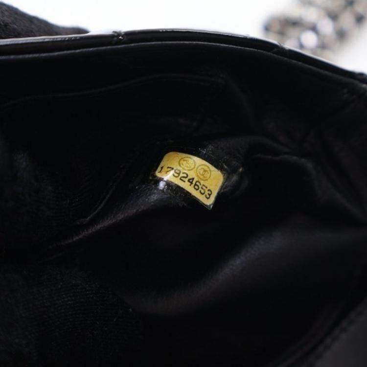 Pre Owned Chanel Mini Patent Rectangular Classic Single Flap Bag