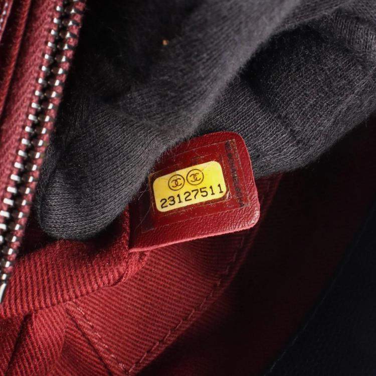 Pre Owned Chanel Coco Handle Black Grained Calfskin Leather Top Handle Bag