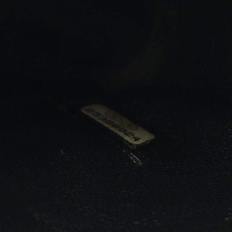 Pre Owned Chanel V Stitch Chevron Mini Black Lambskin Leather Shoulder Bag