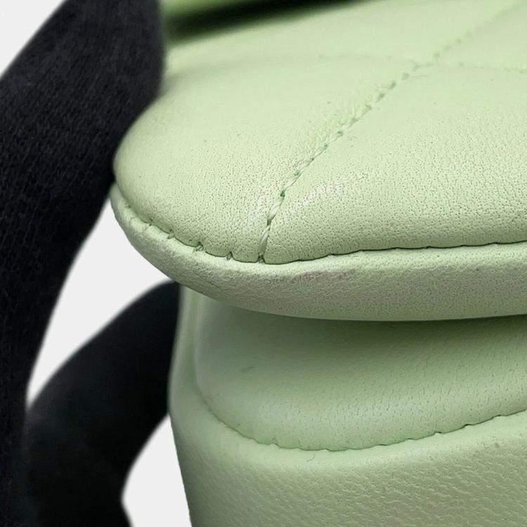 Pre Owned Chanel Coco Mark Matelasse Trendy Cc Lambskin Handbag