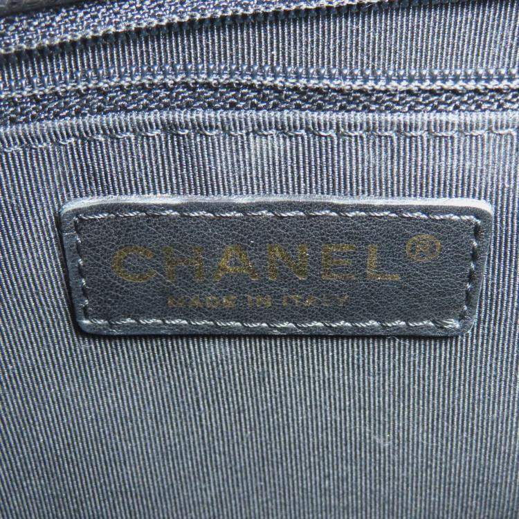 مملوكة مسبقًا Chanel Gts Chain Tote Bag With Coco Mark And Gold Hardware Grained Calfskin