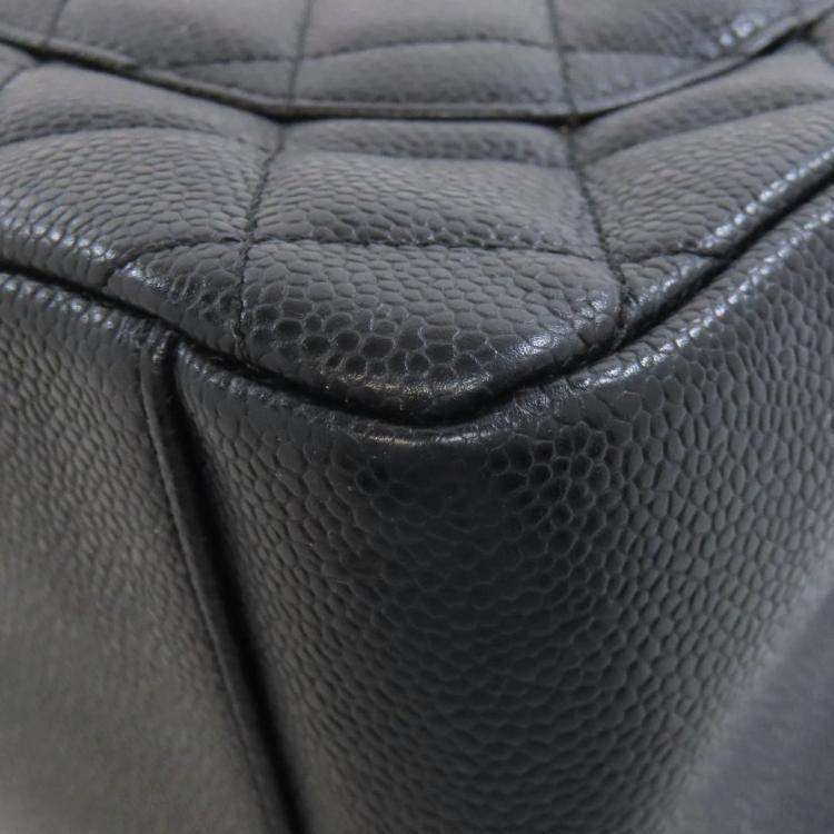 مملوكة مسبقًا Chanel Gts Chain Tote Bag With Coco Mark And Gold Hardware Grained Calfskin