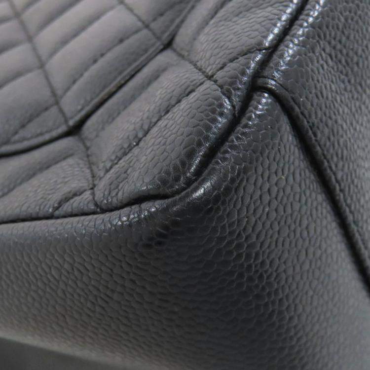 مملوكة مسبقًا Chanel Gts Chain Tote Bag With Coco Mark And Gold Hardware Grained Calfskin