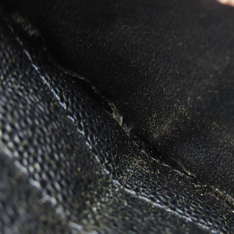 Pre Owned Chanel Mini Boston Bag Matelasse Gold Hardware Grained Calfskin