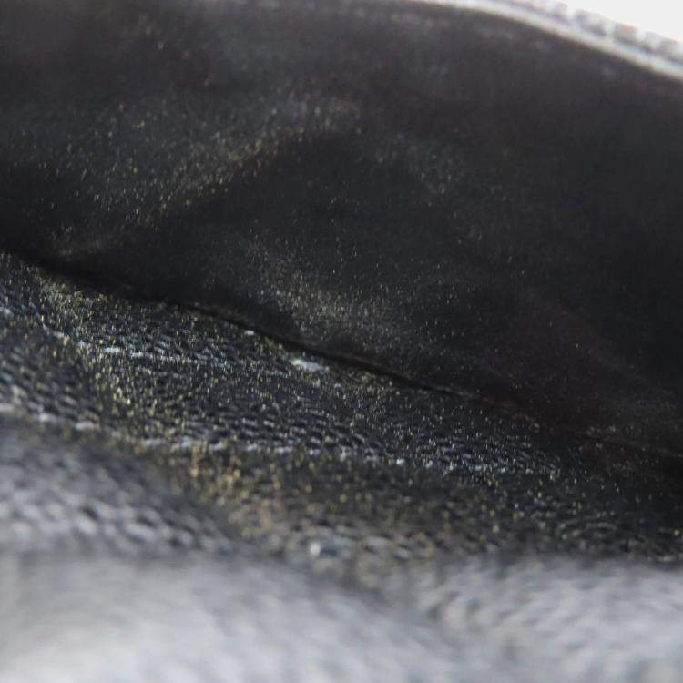 Pre Owned Chanel Mini Boston Bag Matelasse Gold Hardware Grained Calfskin