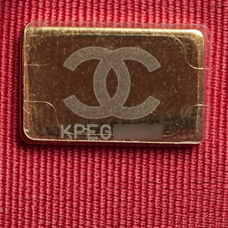 Pre Owned Chanel 19 Black Quilted Leather Wallet On Chain