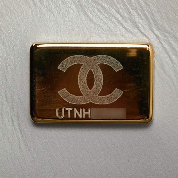 Pre Owned Chanel Mini Grey Quilted Leather Rectangular Top Handle Bag