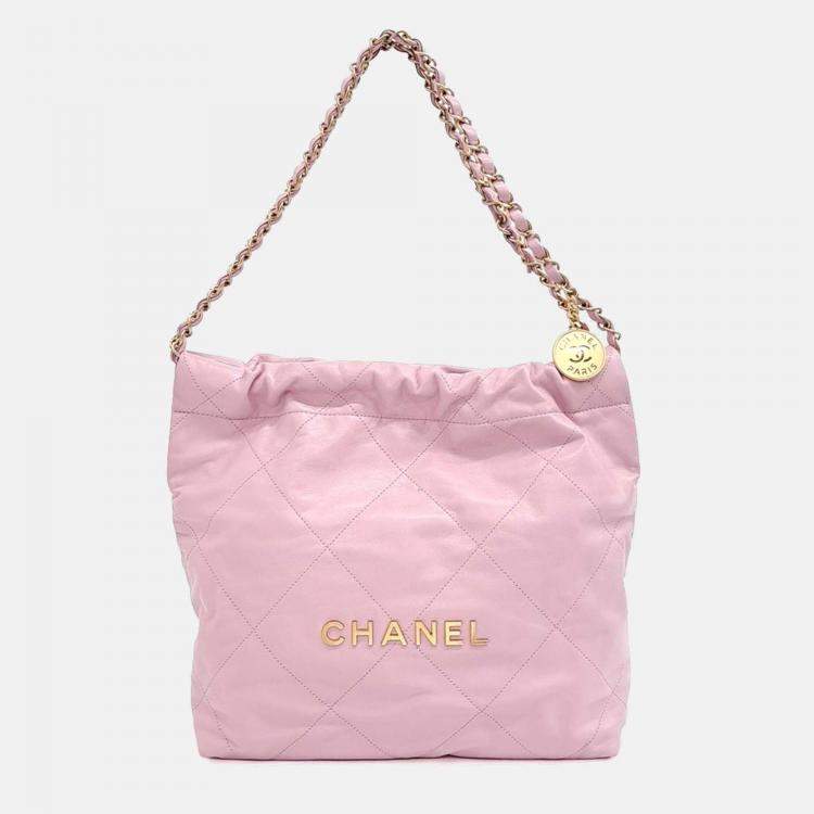 مملوكة مسبقًا Chanel Pink Leather 22 Bag 30