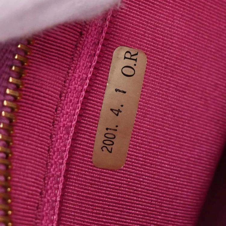 Pre Owned Chanel Pink Calfskin Bicolore Tote Handbag