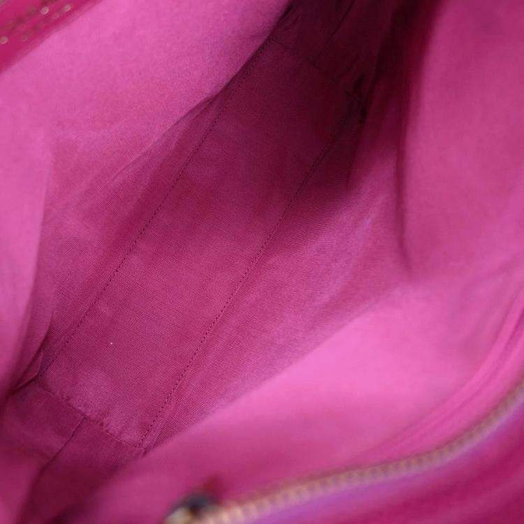 Pre Owned Chanel Pink Calfskin Bicolore Tote Handbag