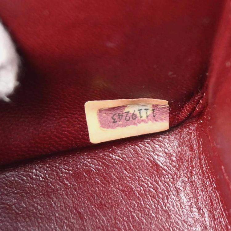 Pre Owned Chanel Navy Lambskin Shoulder Bag