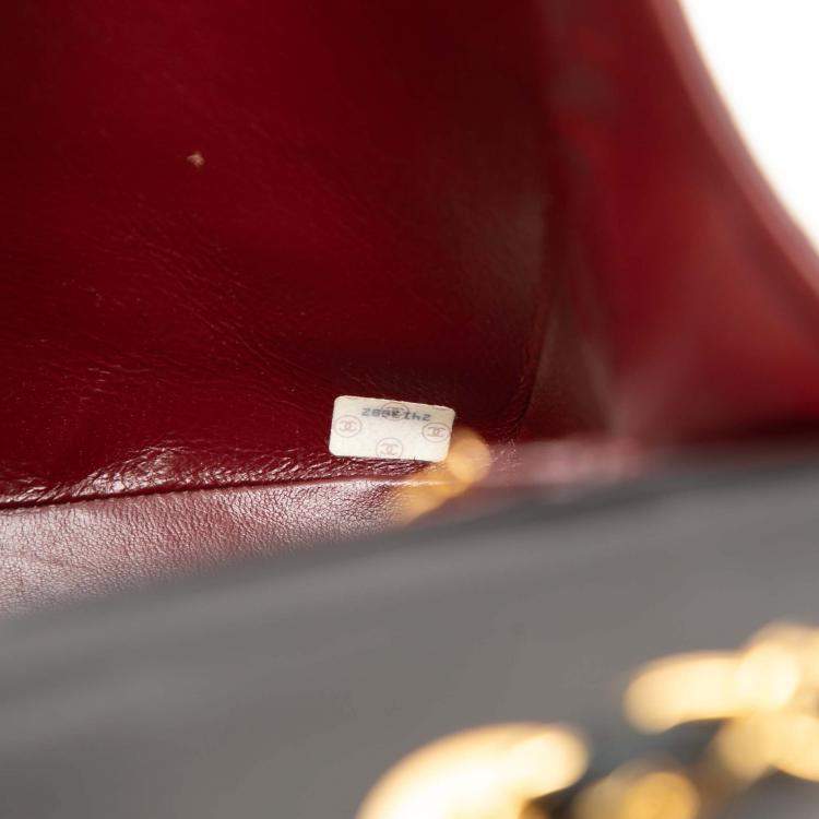 Pre Owned Chanel Black Maxi XL Classic Lambskin Single Flap