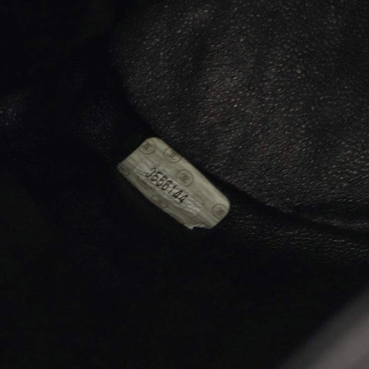 Pre Owned Chanel Matelasse Backpack Bag In Lambskin Leather  Black