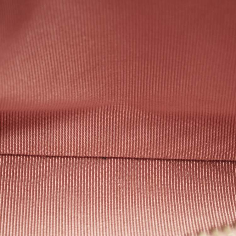 Pre Owned Chanel Logo Strap Pink Quilted Leather Belt Bag