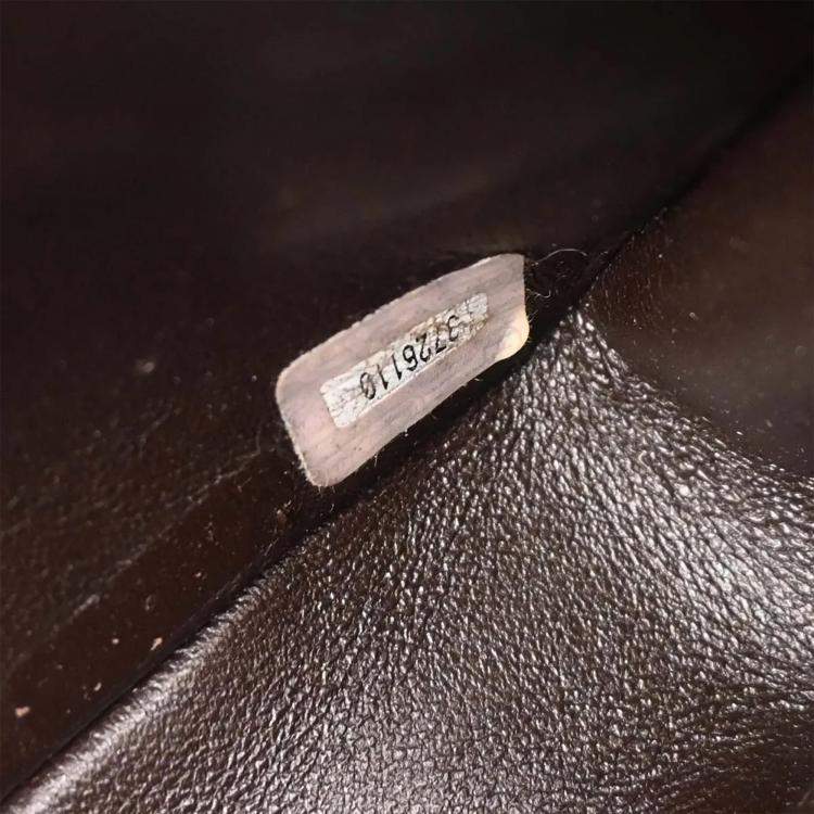 Pre Owned Chanel Brown Velvet Chain Backpack