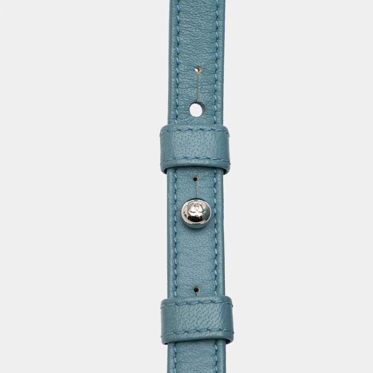 مملوكة مسبقًا Chanel Blue Mini Sequins and Lambskin Waterfall Backpack