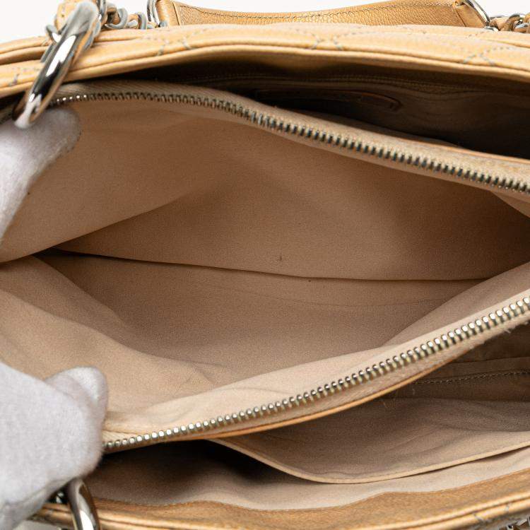 Pre Owned Chanel Brown Caviar Grand Shopping Tote