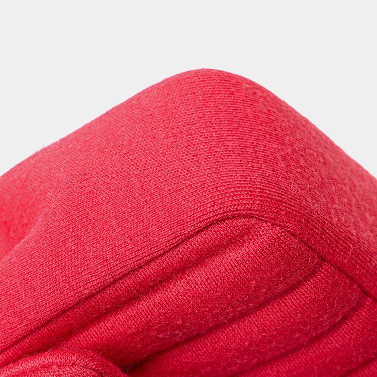 Pre Owned Chanel Pink Mini Vertical Quilted Jersey Single Flap