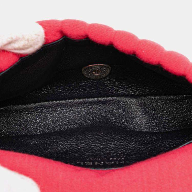 Pre Owned Chanel Pink Mini Vertical Quilted Jersey Single Flap