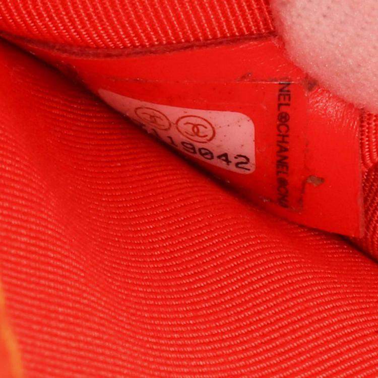 مملوكة مسبقًا Chanel Orange Small Quilted Caviar Sunset On The Sea Flap