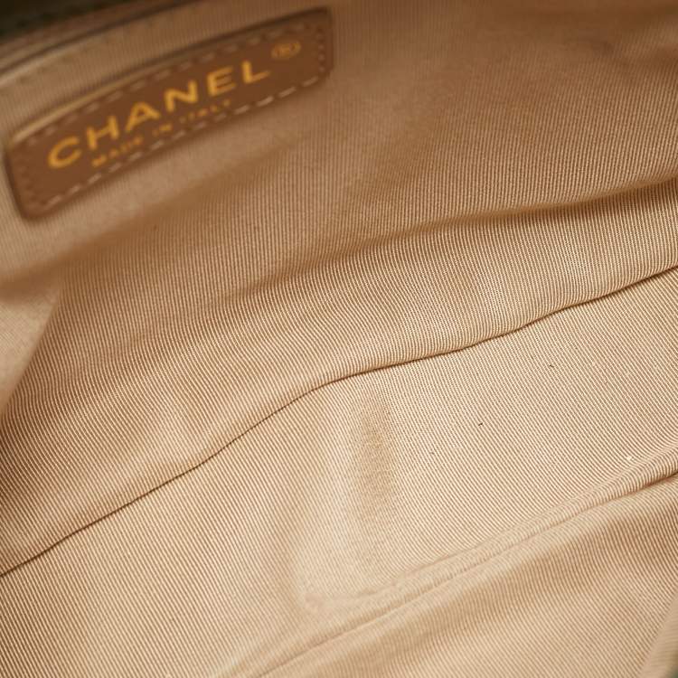 Pre Owned Chanel Green Ultimate Stitch Quilted Leather Retro Chain Flap Bag