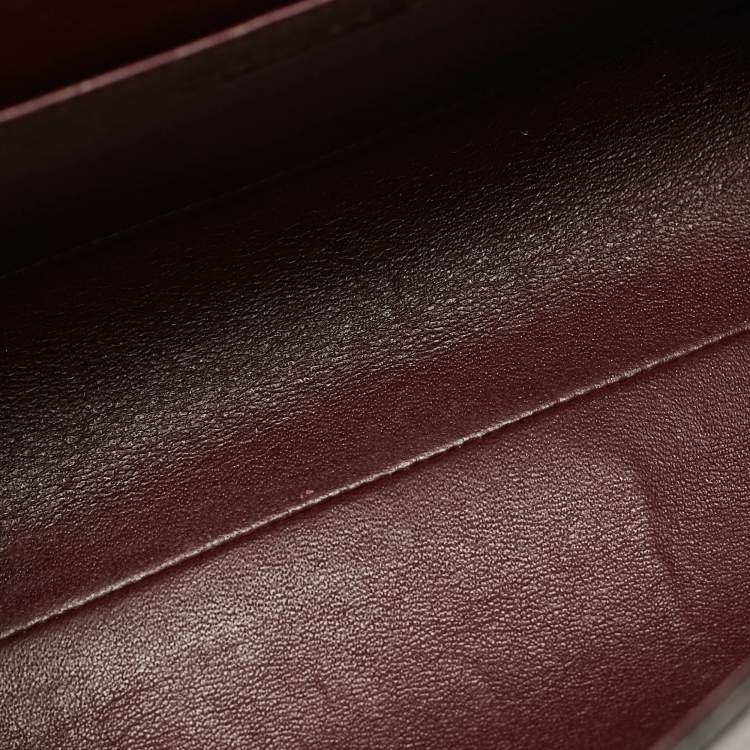 Pre Owned Chanel Accordion Black Vertical Quilted Leather Flap Bag