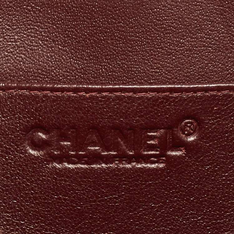 Pre Owned Chanel Accordion Black Vertical Quilted Leather Flap Bag