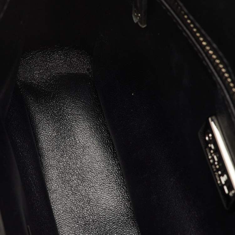 Pre Owned Chanel Strass Evening Mini Black Velvet Flap Bag