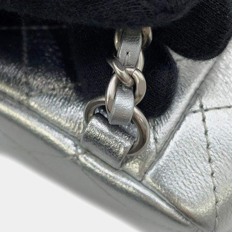 Pre Owned Chanel Matelasse Coco Mark Leather Backpack