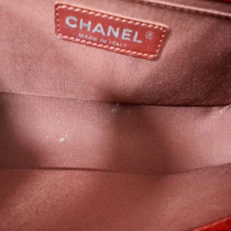 Pre Owned Chanel Caviar Old Medium Boy Bag