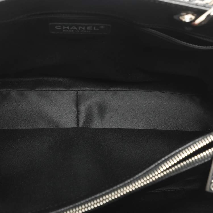 Pre Owned Chanel GST Black Caviar Leather Shopper Tote