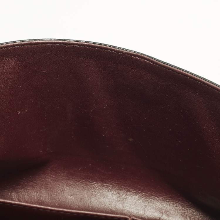 Pre Owned Chanel Classic Double Flap Jumbo Black Quilted Caviar Leather Shoulder Bag