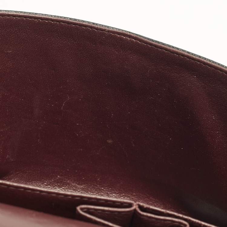 Pre Owned Chanel Classic Double Flap Jumbo Black Quilted Caviar Leather Shoulder Bag