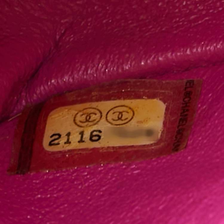 مملوكة مسبقًا Chanel Classic Double Flap Jumbo Pink Chevron Leather Shoulder Bag